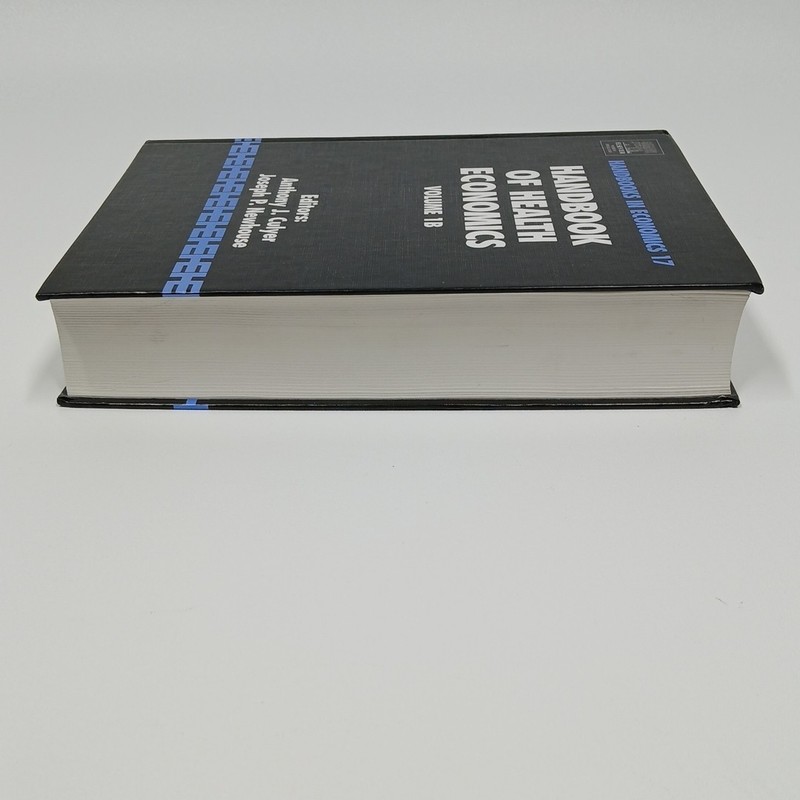 Handbook of Health Economics Vol. 1B Hardback Culyer & Newhouse nice condition gallery