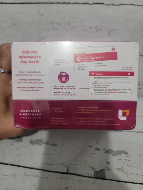 Level Up RN Pharmacology Nursing Flashcards Edition 3 Flashcards gallery