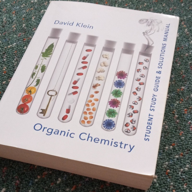 David R. Klein Organic Chemistry Study Guide & Solutions Manual Wiley PB 2012