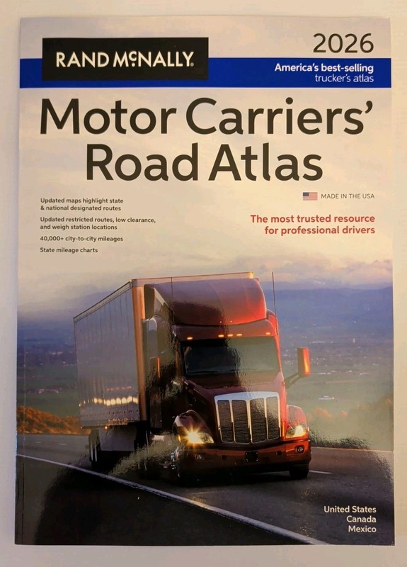 2026 Rand McNally Motor Carriers Road Atlas : Rand McNally : Canada U.S. Mexico