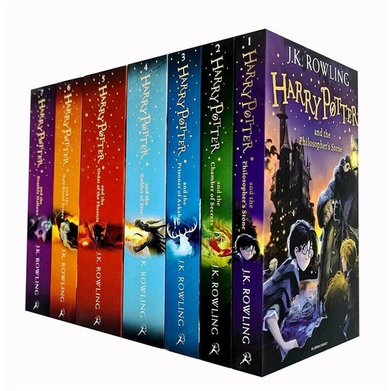J K Rowling Harry Potter Complete Full 7 Books Children Box Set Collection
