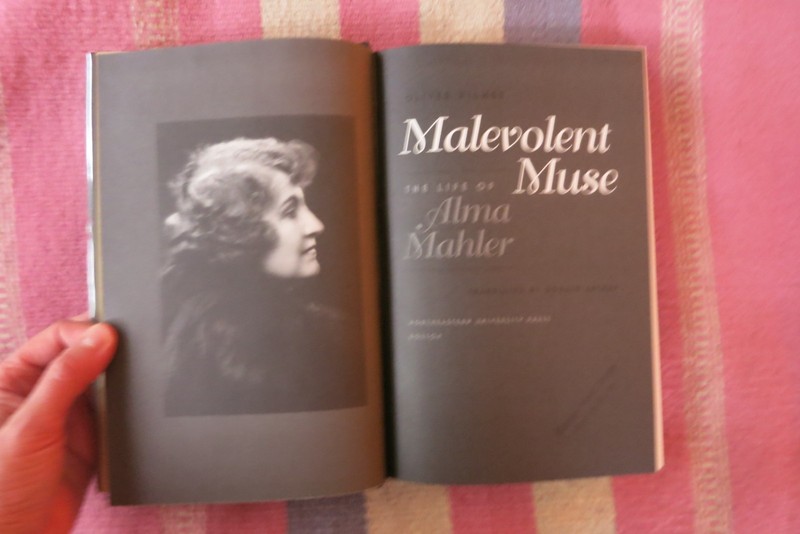 Malevolent Muse: The Life of Alma Mahler Oliver Hilmes Hardcover Dust Jacket gallery