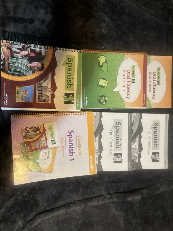 ABeka 7th Grade Lot of 5 Teacher Video Manual Books Homeschool