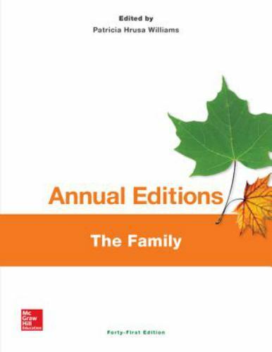 Annual Editions: The Family, 41/e by