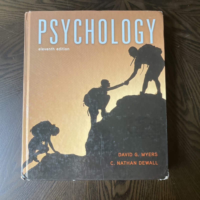 Psychology, 11th Edition.- Macmillan-Myers, Dewall- Hardcover, Free Shipping