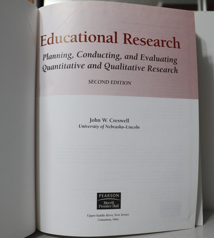 Educational Research (2nd Edition, Hardcover) by John W. Creswell gallery