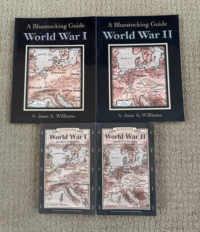 An Uncle Eric Book World War I and II Books with Bluestocking Guides