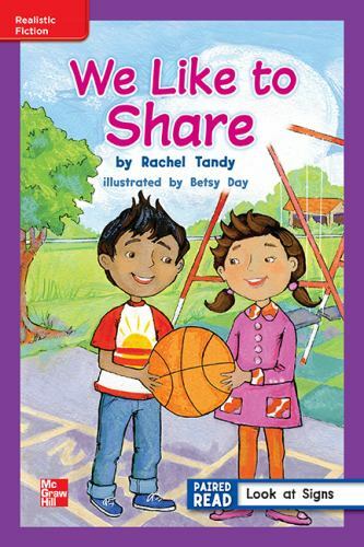 Reading Wonders Leveled Reader We Like to Share: ELL Unit 1 Week 1 Grade 1 (…