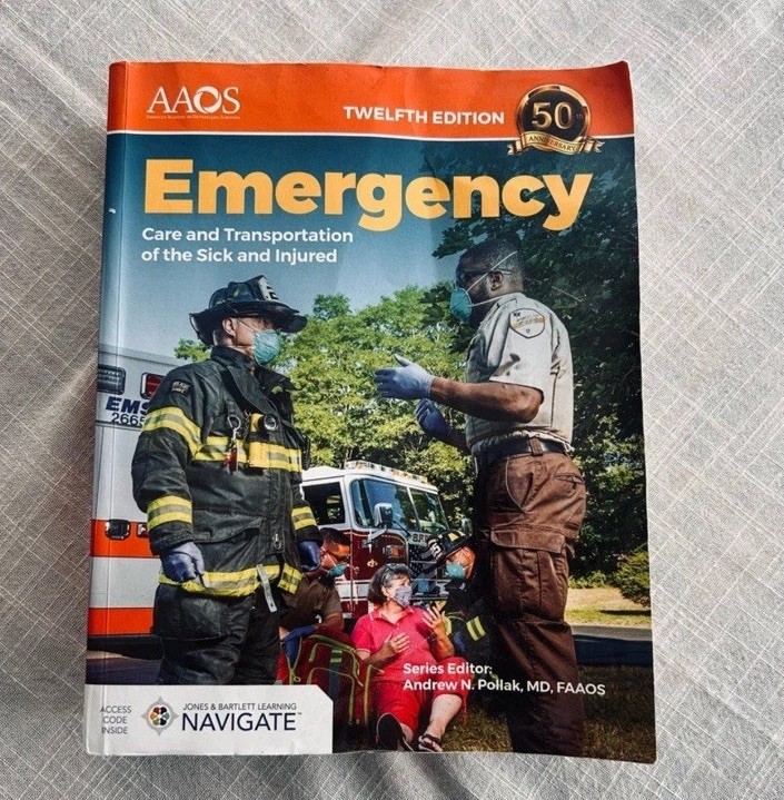 AAOS Emergency Care and Transportation Twelfth Edition Textbook with Access Code