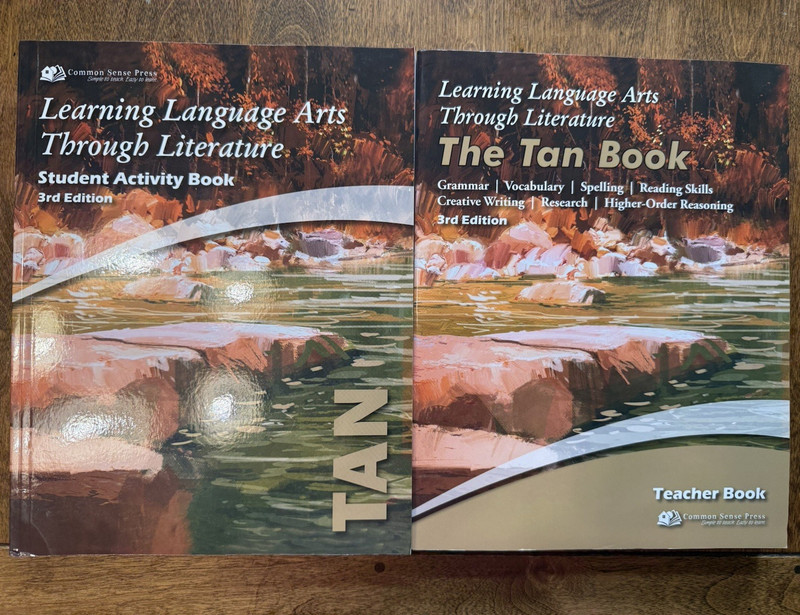 The Tan Book Learning Language Arts Through Literature 8 Teacher + Activity 3rd