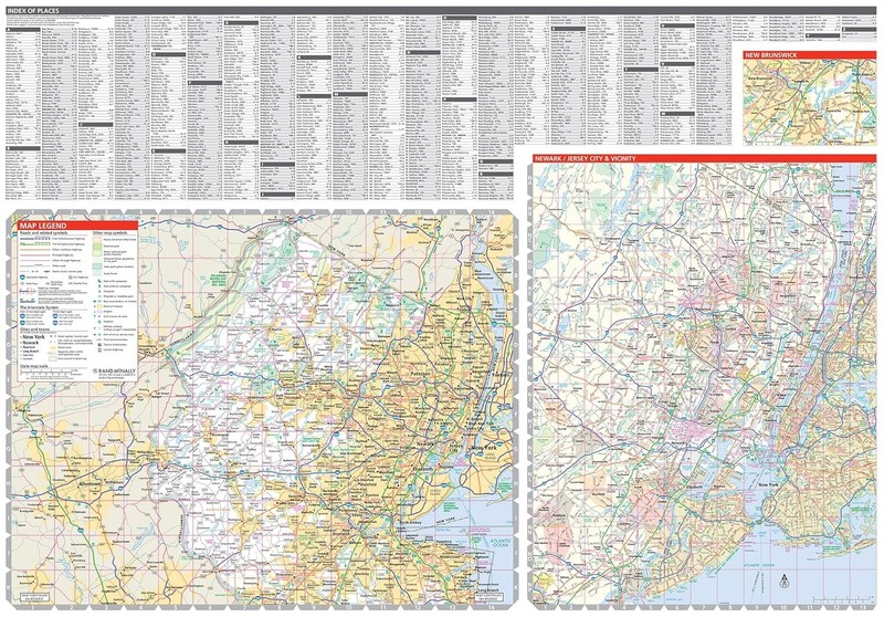 Rand McNally Rand McNally Easy to Read: New Jersey State Map (Map) gallery