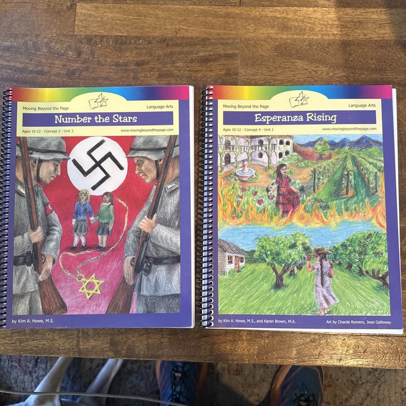 LOT OF 2 Moving Beyond the Page Ages 10-12 Language Arts UNUSED