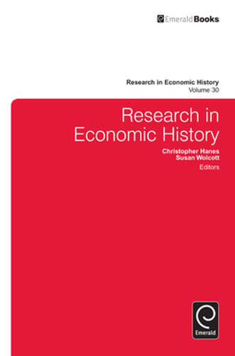 Research in Economic History by Christopher Hanes: New