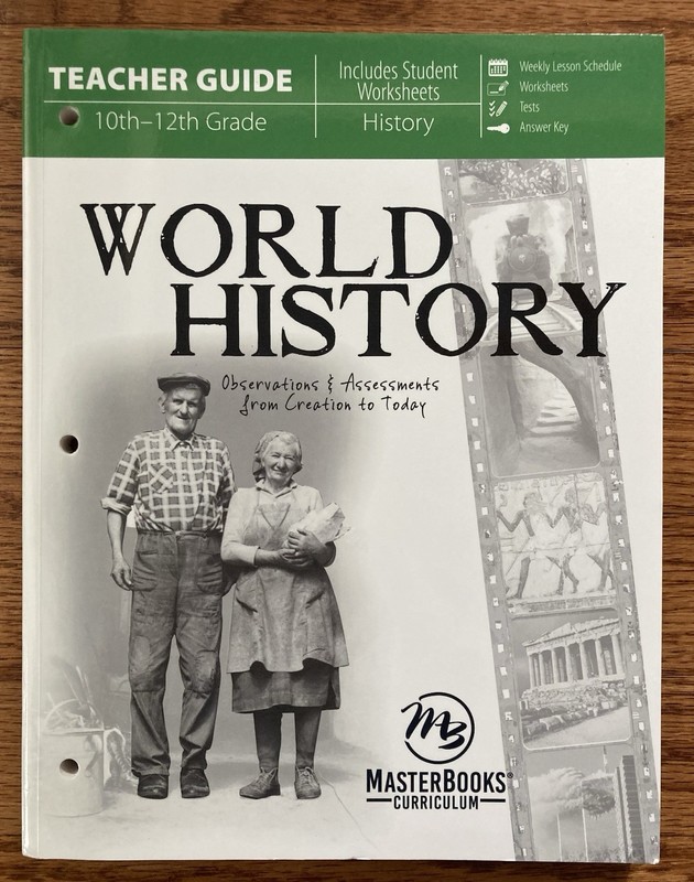 Master Books World History Teacher Guide