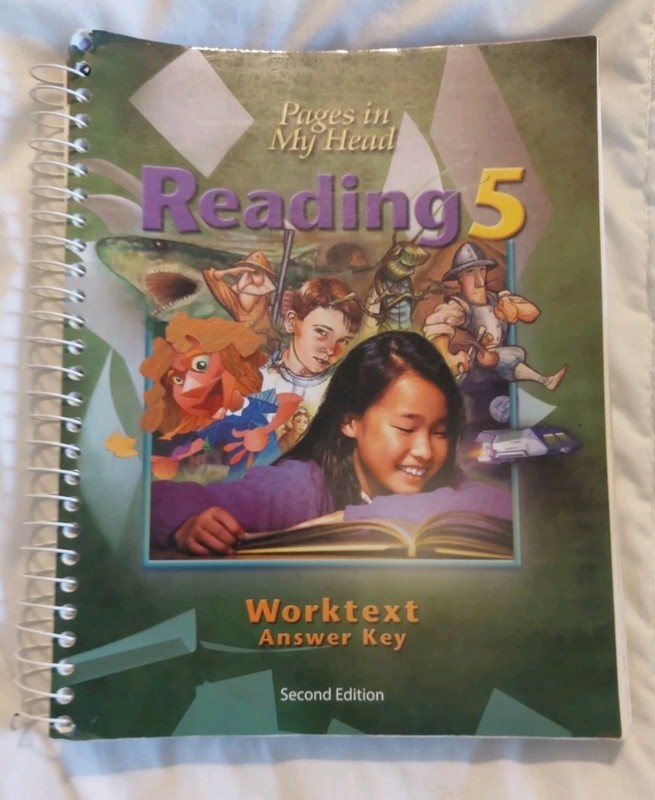 BJU Press Reading 5 Worktext Answer Key 2nd Edition Pages in My Heart Bob Jones