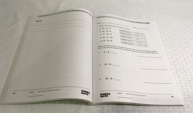 EUREKA MATH / GRADE 1 MODULES 2 & 3 / LEARN / STUDENT CONSUMABLE WORKBOOK / NEW gallery
