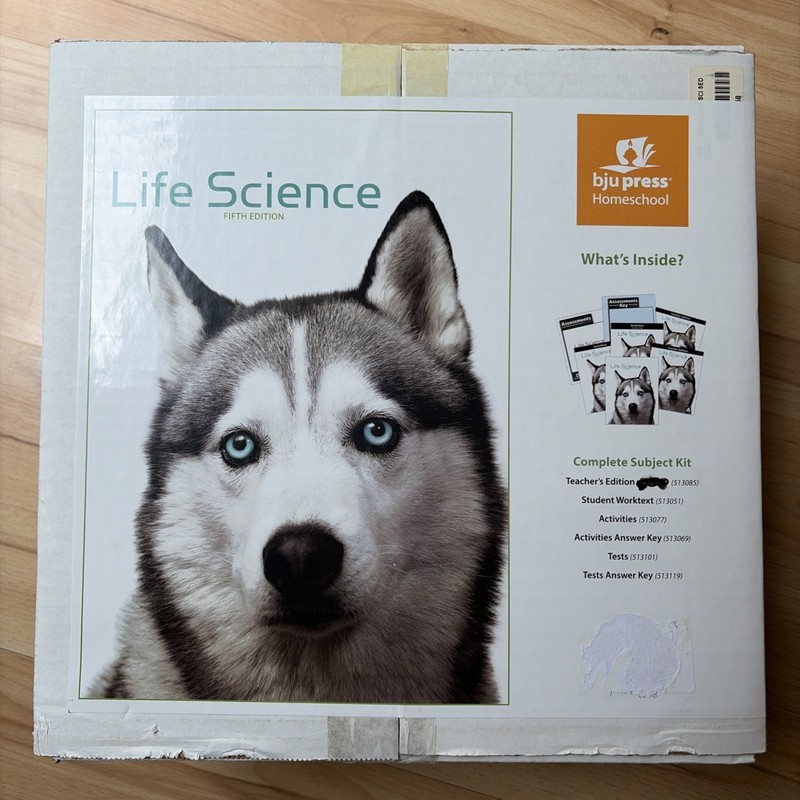 NEW BJU 7th grade 7 LIFE SCIENCE Complete Subject Kit 5th ed CURRENT Box Set