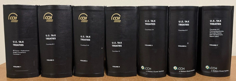 U.S. Tax Treaties Countries A-Z in 7 Volumes CCH Wolters Kluwer Taxes Law 2010