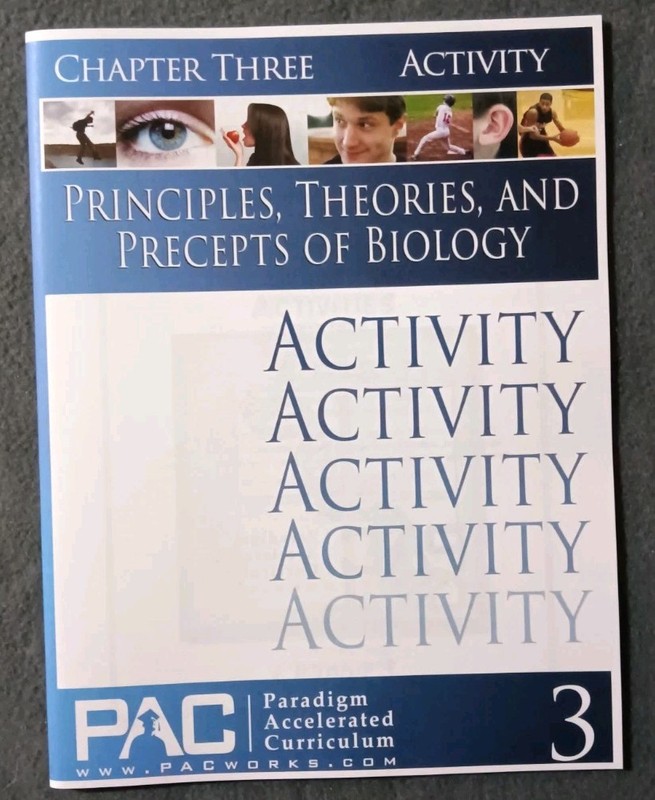 PAC – Principles, Theories and Precepts of Biology – Chapter 3 Activity **NEW**