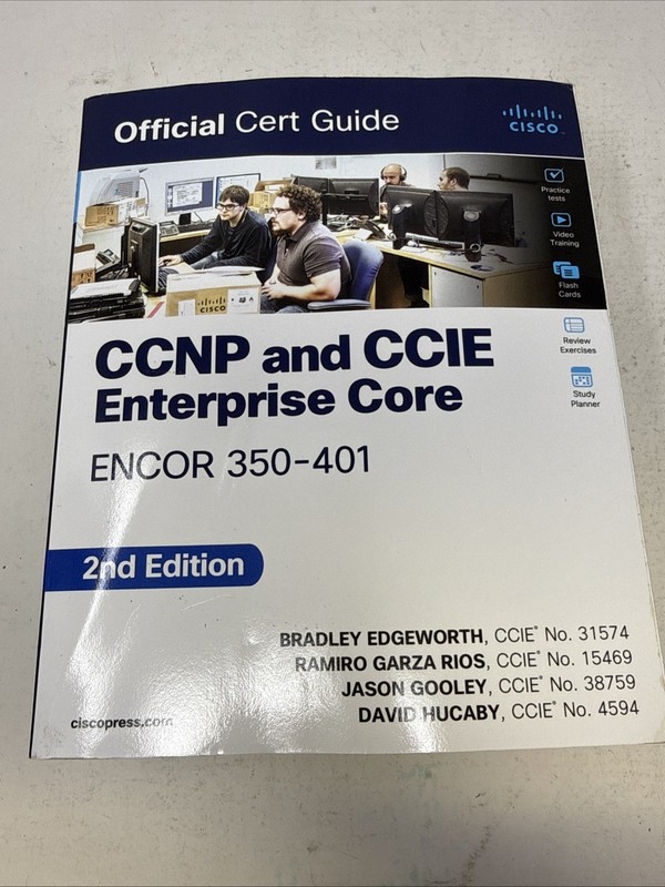 CCNP and CCIE Enterprise Core – Paperback, by Edgeworth Brad; Rios – Very Good