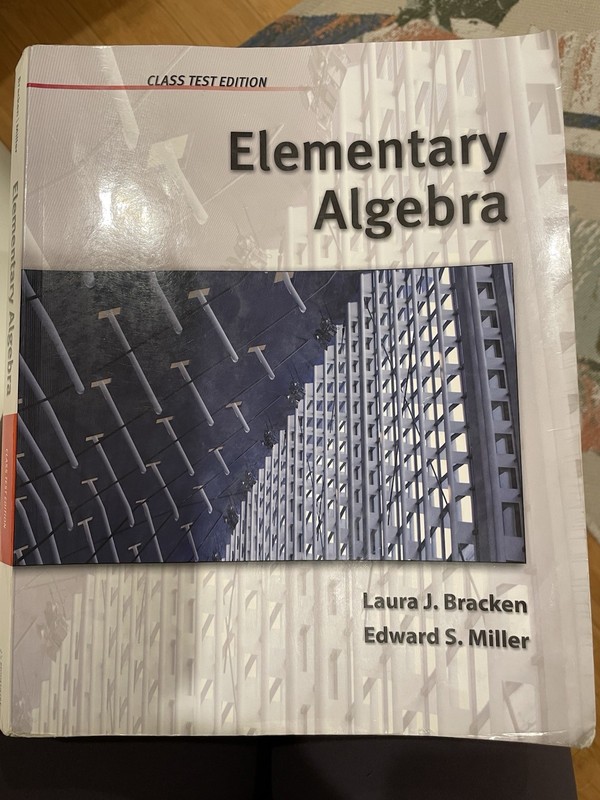 Elementary Algebra by Ed Miller and Laura Bracken (2012, Trade Paperback)