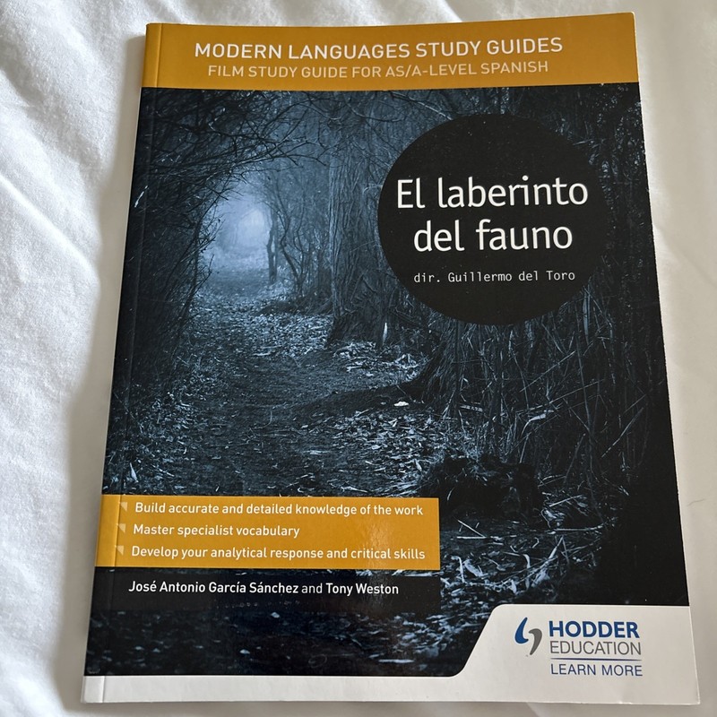Hodder El Laberinto Del Fauno Guillermo del Toro Modern Languages Study Guides