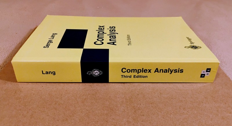 Complex Analysis by Serge Lang (1997) gallery
