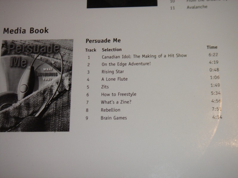 LITERACY IN ACTION Audio Pack 7 (6 CDs) Grade 7 by Pearson Canada 2008 NEW $112 gallery