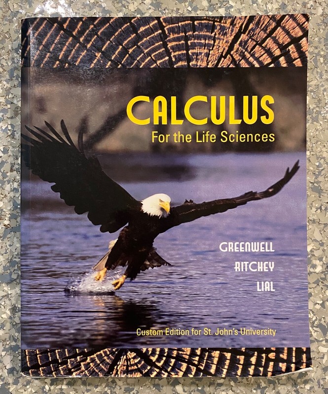 Calculus for the Life Sciences St. John’s University Edition 
