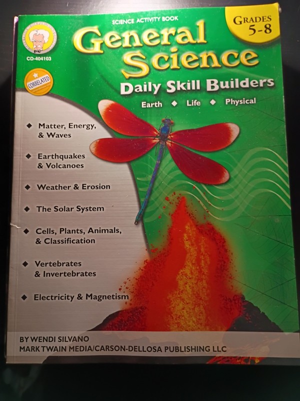 Daily Skill Builders: General Science Grades 5-8, Science Activity Book