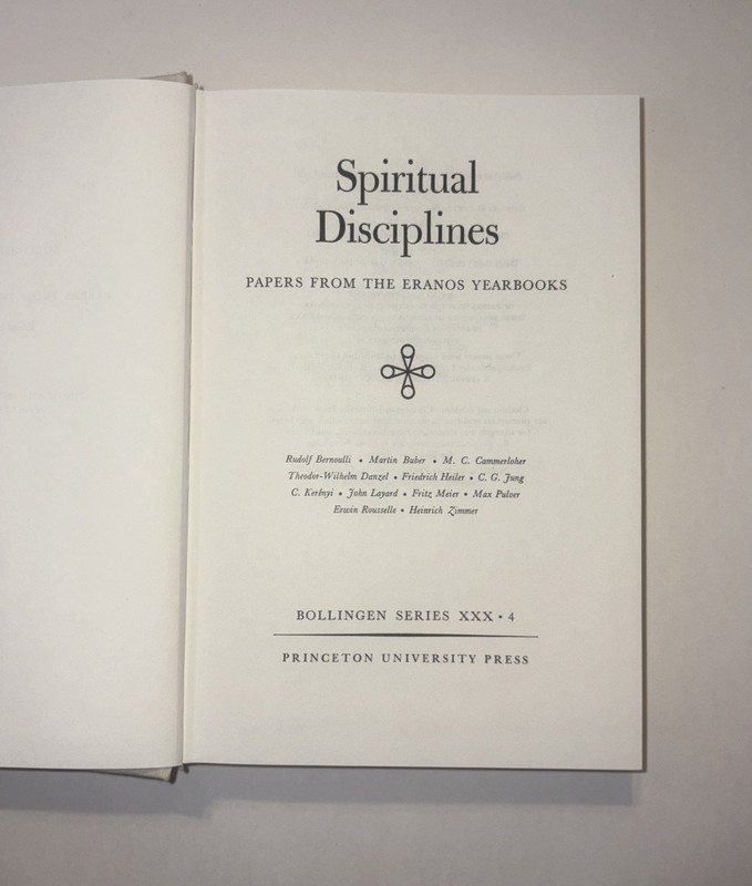 Spiritual Disciplines : Papers from the Eranos Yearbooks 4 (Hardcover) with DJ gallery