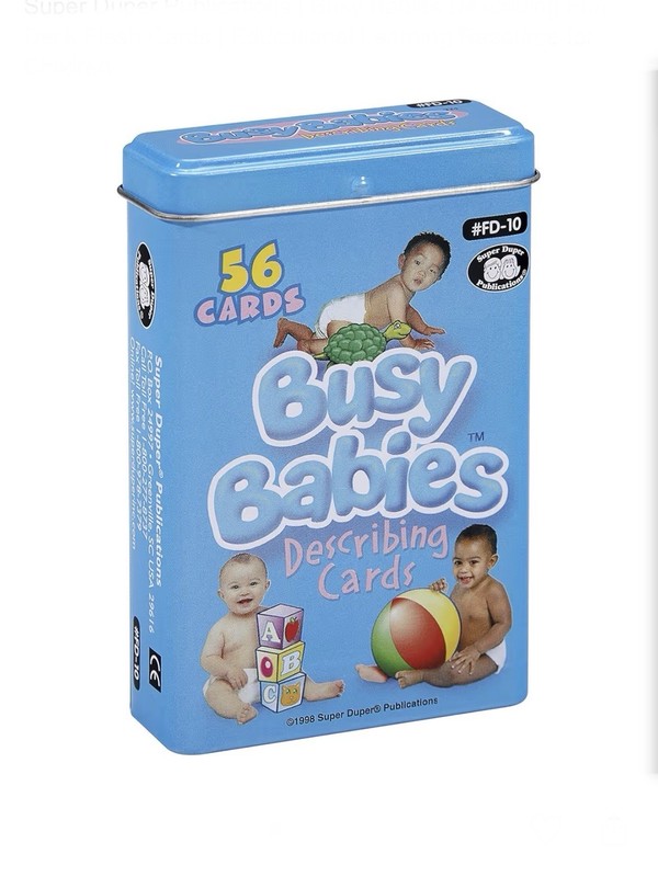 Super Duper Publications Busy Babies Describing Cards Fun Deck #FD-10