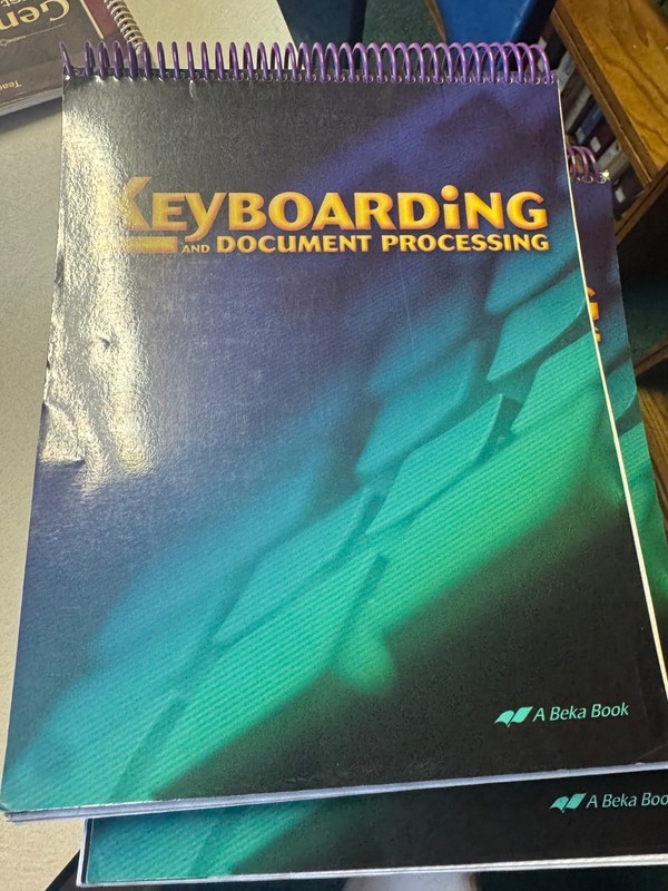 Abeka Keyboarding and Document Processing Student Book & Solution Key 2nd Ed gallery