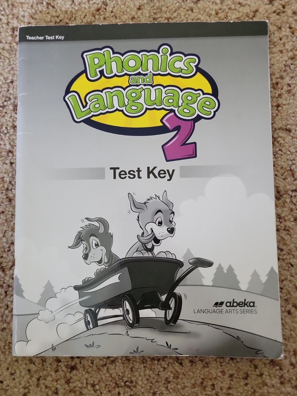 Abeka Phonics and Language 2 Teacher Test Key