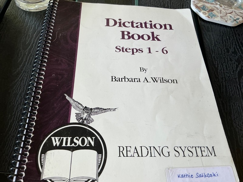 Dictation Book Steps 1-6 (Wilson Reading System) Barbara A Wilson 1996 3rd Ed
