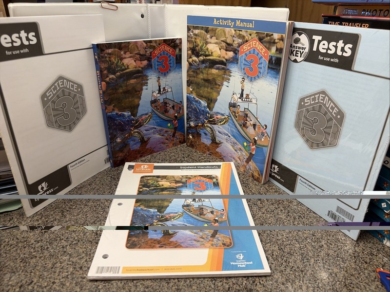 BJU Science 3, 4th Ed. new (set of 5)