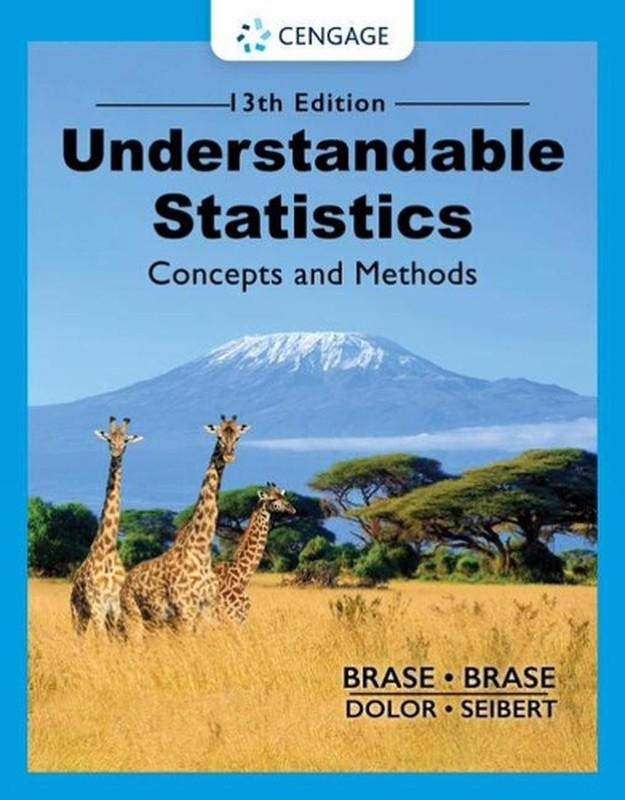 Understandable Statistics by Charles Henry Brase Hardcover Book