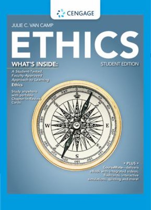 ETHICS with CourseMate Printed Access Card Paperback Julie C. Van