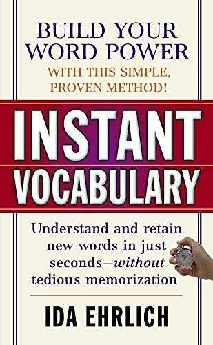 Instant Vocabulary – Paperback, by Ehrlich Ida – Acceptable