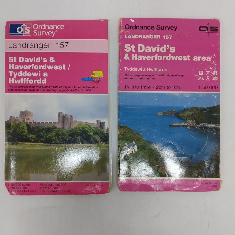 Bundle X19 Road/Leisure/Walking Maps & Guides to WALES, Ordnance Survey, Philips gallery