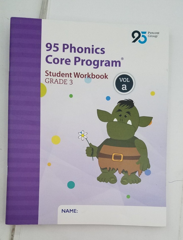 95 Phonics Core Program, Gr 3-Student Wkbk Set (A,B.C,D) for 5 Students-20 books gallery
