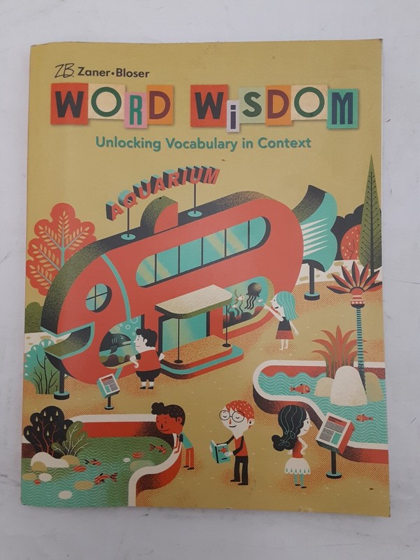 Zaner-Bloser Word Wisdom Unlocking Vocabulary in Context Workbook Gr 4 Unused