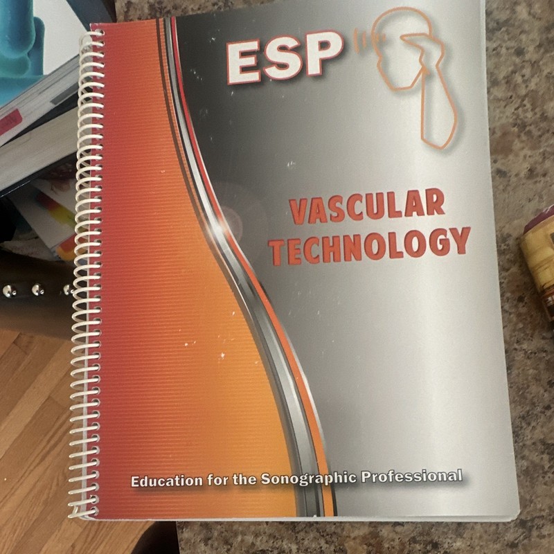 ESP Vascular Technology Ring/Wire Bound Textbook Mcpharlin Like New
