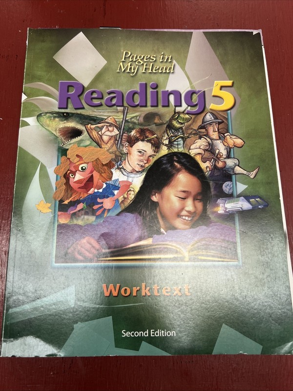 Unused BJU Reading 5 Pages in My Head Student Worktext Workbook 2nd ed Grade 5