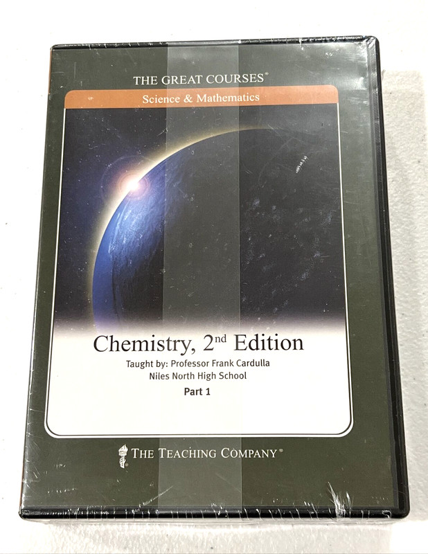 Chemistry 2nd Edition Parts 1, 2, & 3 DVD Set by Professor Cardulla NEW