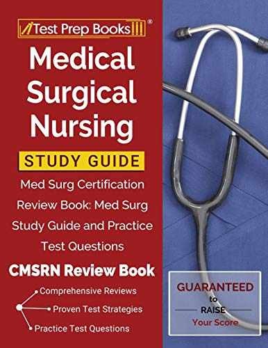 Medical Surgical Nursing Study – Paperback, by Test Prep Books – Very Good h