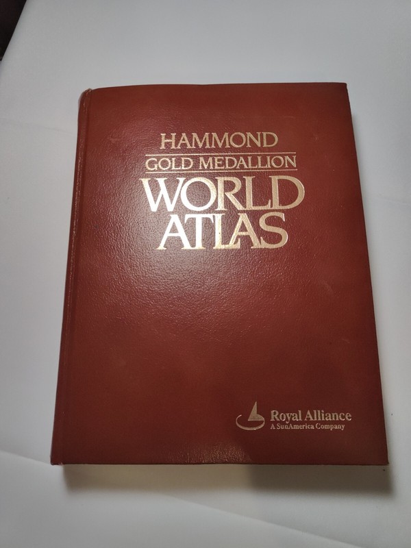 Hammond Gold Meddalion World Atlas by Hammond Royal Alliance