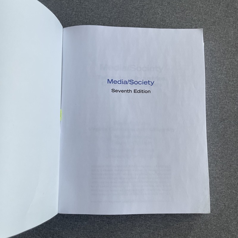 Media/Society: Technology, Industries, Content, and Users by Croteau, David R., gallery