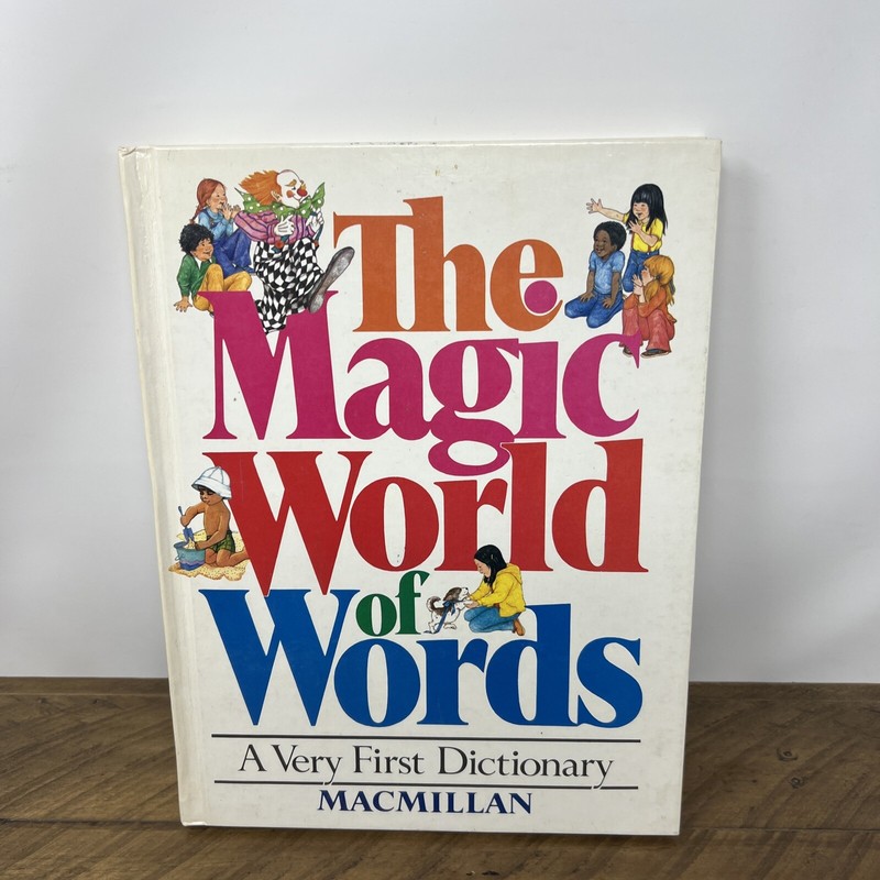The Magic World of Words 1977 First Edition First Dictionary Hardcover Vintage