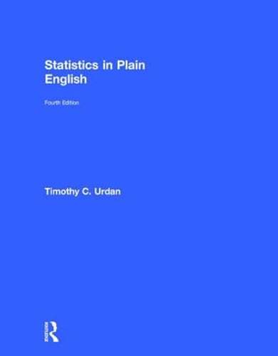 Statistics in Plain English by Timothy C. Urdan: Used